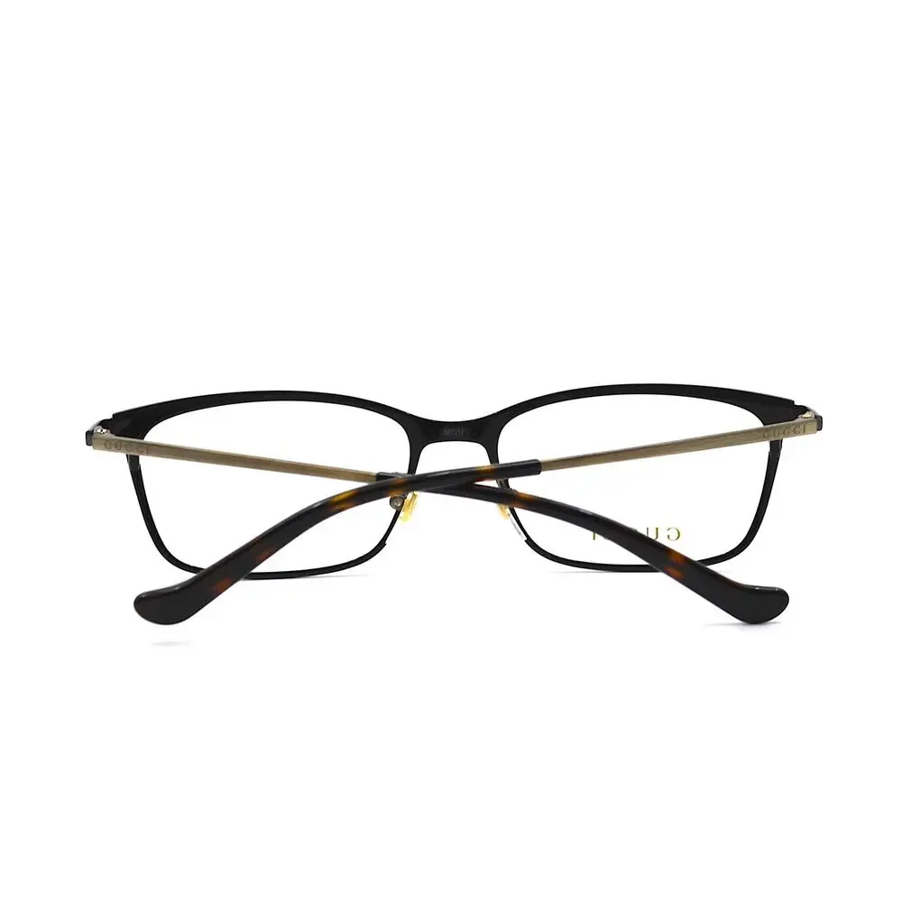 NEW GUCCI GG1030OJ 001 BLACK GOLD TITANIUM EYEGLASSES FRAME